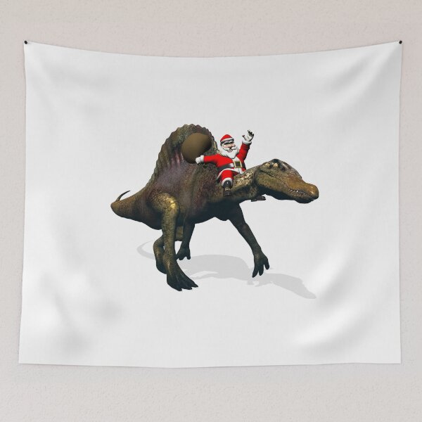 Item preview, Santa Claus Riding A Spinosaurus designed and sold by Mythos57.