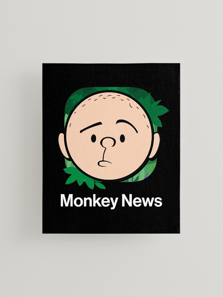 Thumbnail 2 of 6, Mounted Print, Karl Pilkington - Monkey News designed and sold by Pilkingzen.