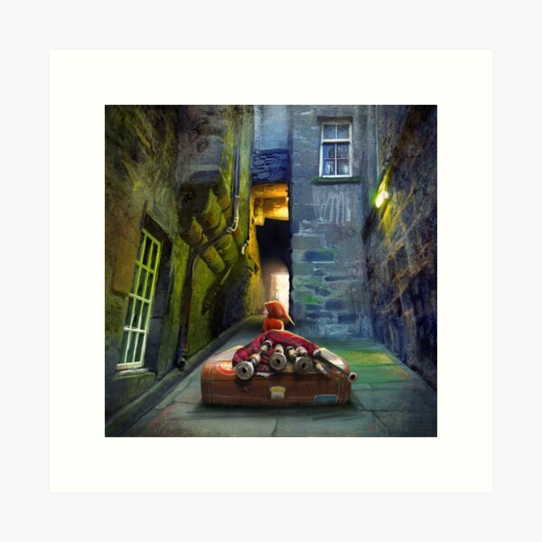 Item preview, "Bagpiper from Trunk's Close" designed and sold by Matylda Konecka Illustrations.