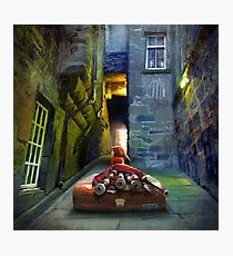 "Bagpiper from Trunk's Close" Photographic Print