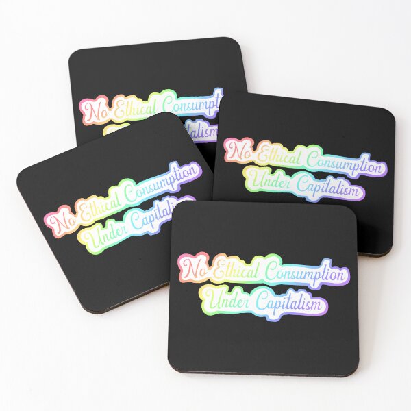 Item preview, No Ethical Consumption Under Capitalism - 90s Neon Rainbow Pastel Goth designed and sold by Shimmerlacrum.