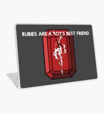 Rubies are a Boy's Best Friend Laptop Skin