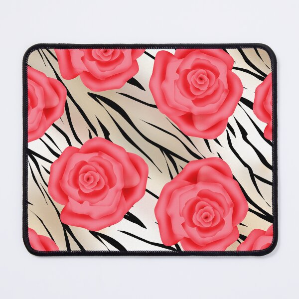 Item preview, Seamless texture of pink tiger Rose in the background. designed and sold by fuzzyfox.