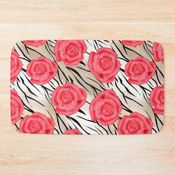 Item preview, Seamless texture of pink tiger Rose in the background. designed and sold by fuzzyfox.