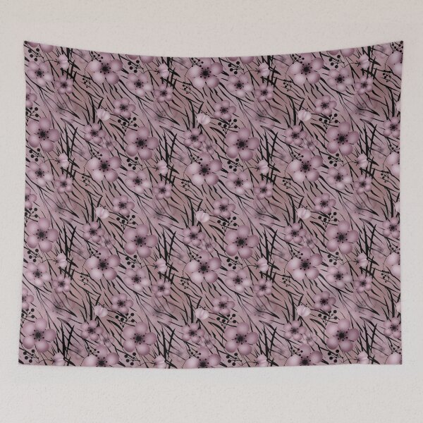 Item preview, Floral backgrounds, tiger background designed and sold by fuzzyfox.