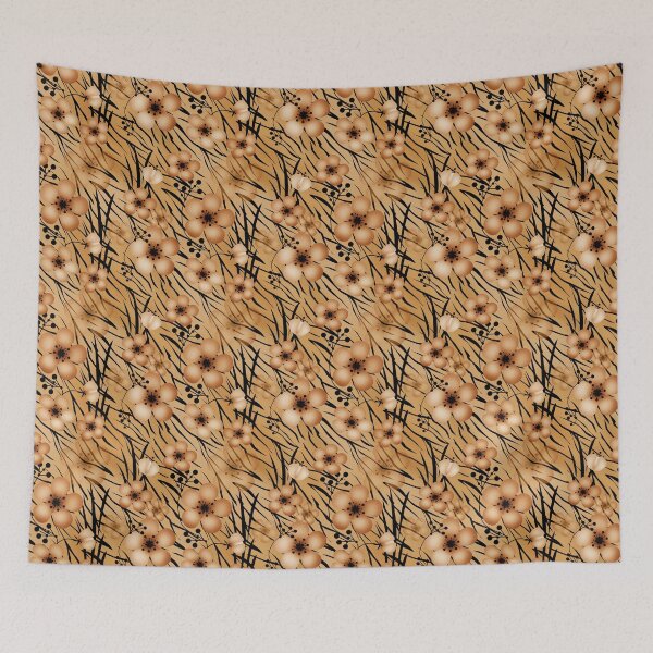 Item preview, Seamless floral patterns backgrounds .Floral backgrounds, tiger background designed and sold by fuzzyfox.