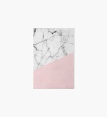 Lámina de exposición Real White Marble Half Powder Blush Pink