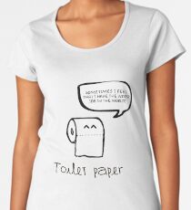 toilet paper Women's Premium T-Shirt
