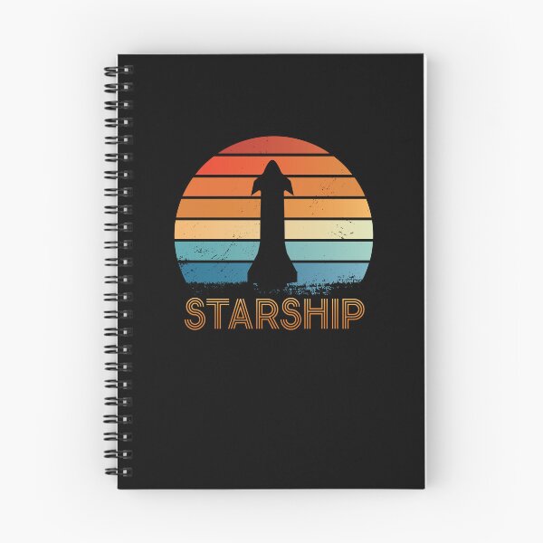 Item preview, Starship - Moon Mars and Beyond Space Exploration designed and sold by LushCatDesign.