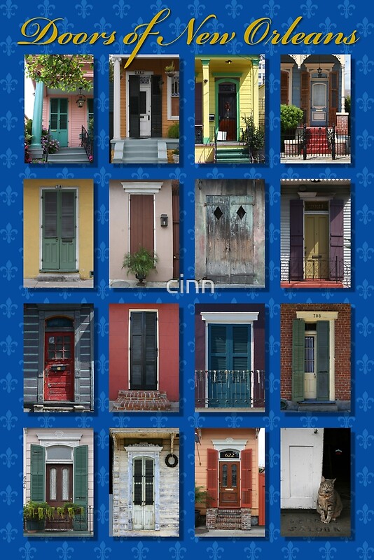 “Doors of New Orleans” by cinn | Redbubble