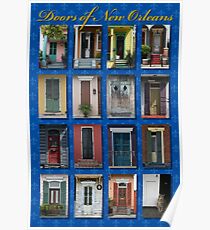 Doors of New Orleans Poster