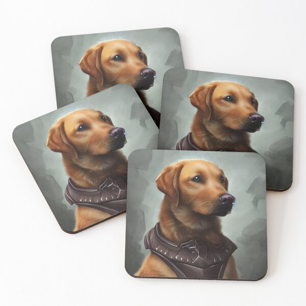 Item preview, AI Generated Art, War Labrador designed and sold by RabbitHoleMI.