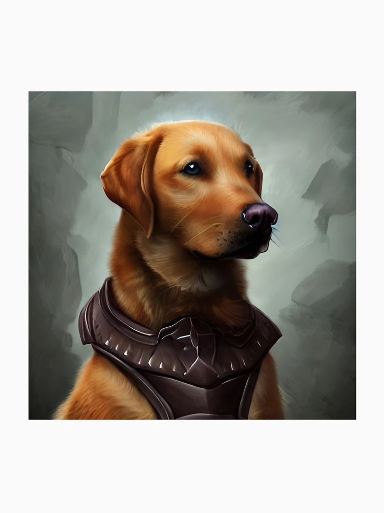 Imagen 6 de 6, Sudadera con capucha con la obra AI Generated Art, War Labrador, diseñada y vendida por RabbitHoleMI.
