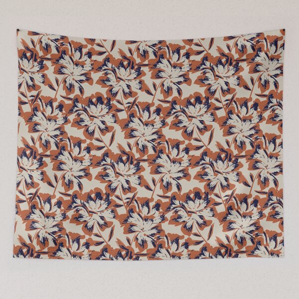 Item preview, Nautical Pattern, Nautical Floral Brush Strokes Seamless Pattern designed and sold by graphic-genie.