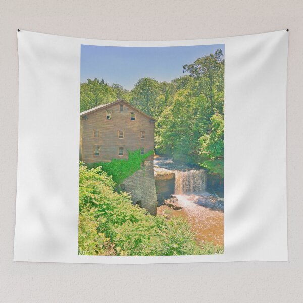 Item preview, Lanterman's Mill In Mill Creek Park Vertical designed and sold by LisaWootenPhoto.