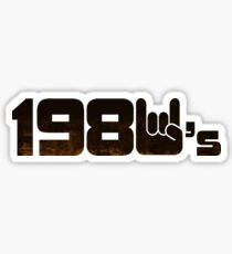 1980's Series 80's Rock Sticker