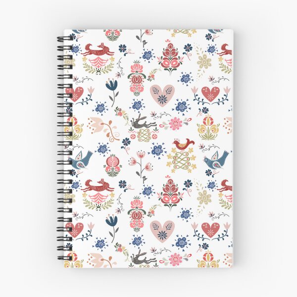 Item preview, Swedish Scandinavian Norwegian Folk Art Pattern  designed and sold by PrettytoaTee.