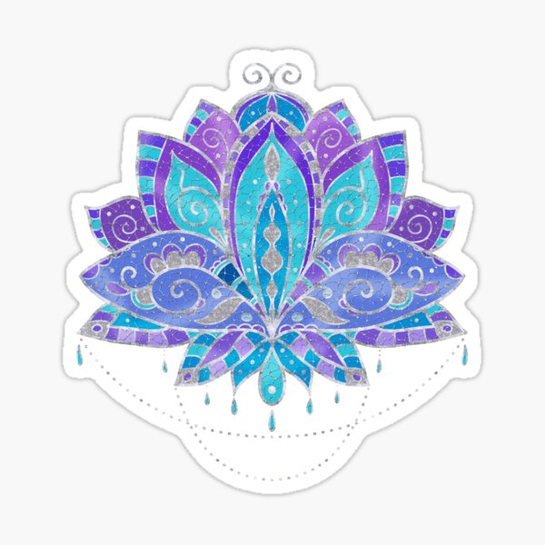 Purple Yoga Stickers for Sale