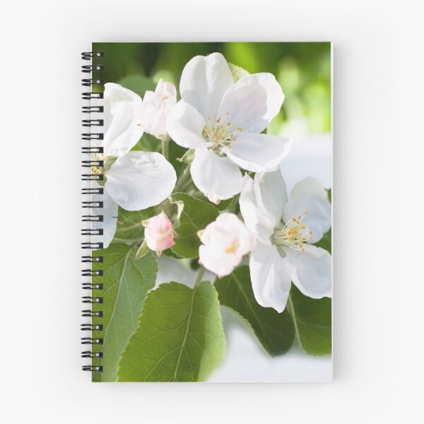 Item preview, White apple tree flowers closeup designed and sold by dvoevnore.