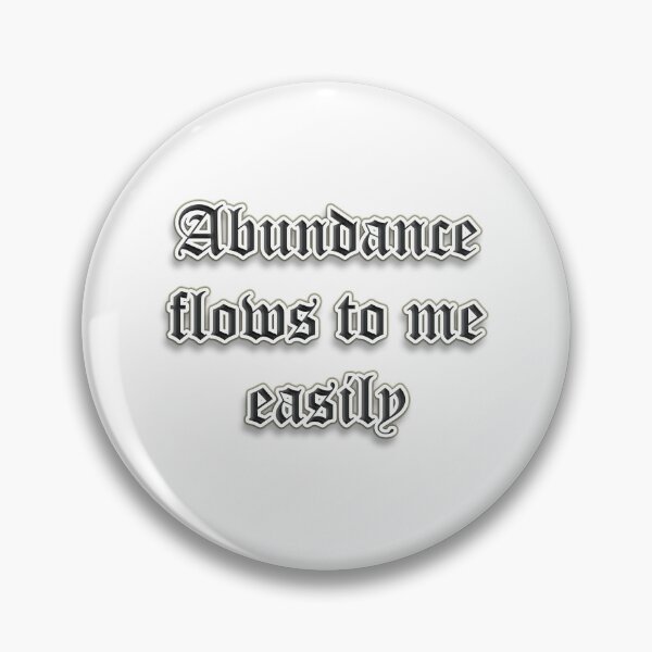 Item preview, Abundance flows to me easily affirmation word design designed and sold by atelierallaire.