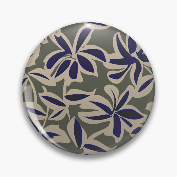 Item preview, Nautical Pattern, Green Nautical Floral Brush Strokes Seamless Pattern designed and sold by graphic-genie.