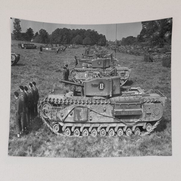 Item preview, WW2 - Churchill Heavy Tanks - Europe 1940's designed and sold by TheHappyK.