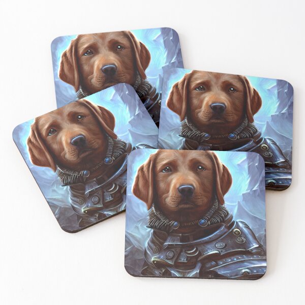 Item preview, AI Generated Art, War Labrador designed and sold by RabbitHoleMI.