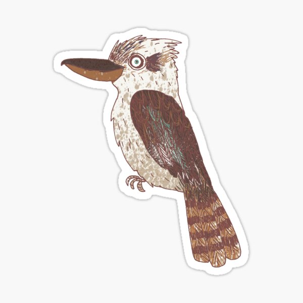 Kooka the Kookaburra Sticker
