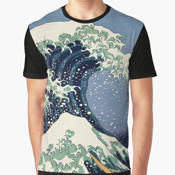 Aperçu de l'œuvre La Grande Vague de Katsushika Hokusai créée et vendue par Greenbaby.