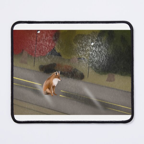 Item preview, Fox in the rain designed and sold by Tatitrembart.