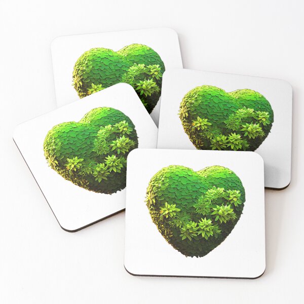 Item preview, Green Topiary Bush Shrubbery Heart designed and sold by outkast-oasis.