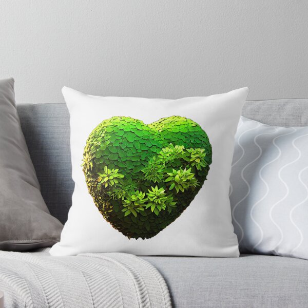 Item preview, Green Topiary Bush Shrubbery Heart designed and sold by outkast-oasis.