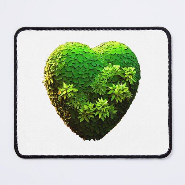 Item preview, Green Topiary Bush Shrubbery Heart designed and sold by outkast-oasis.