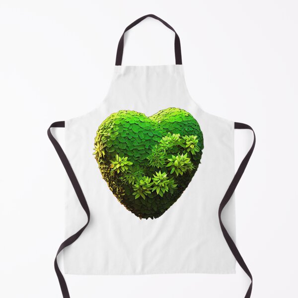 Item preview, Green Topiary Bush Shrubbery Heart designed and sold by outkast-oasis.