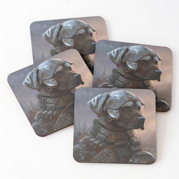 Item preview, AI Generated Art, War Labrador designed and sold by RabbitHoleMI.