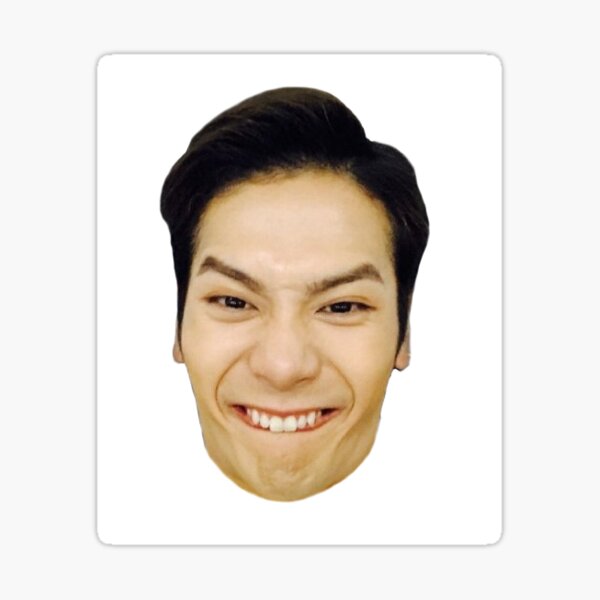 Jackson Wang Derp Face 1 Sticker For Sale By Thetyrells Redbubble