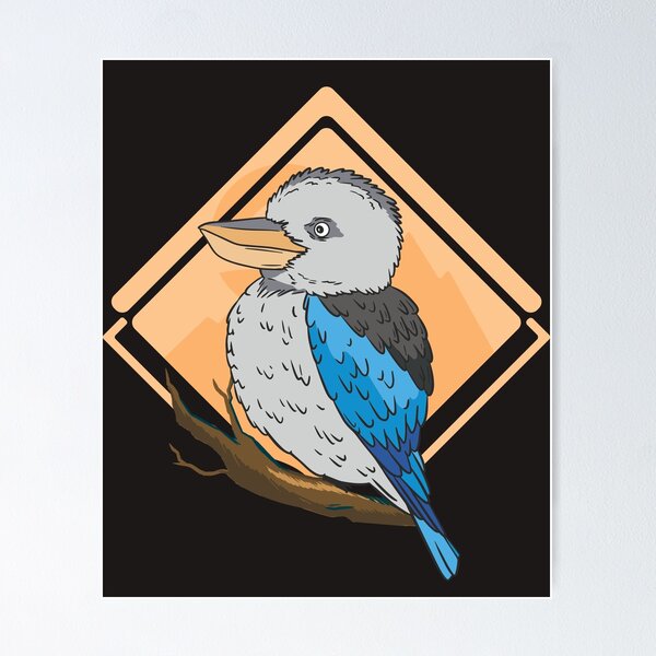 Item preview, Australian Kookaburra Bird Cartoon designed and sold by MrEddie10.