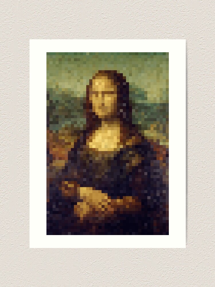 Mona Lisa Pixel Art