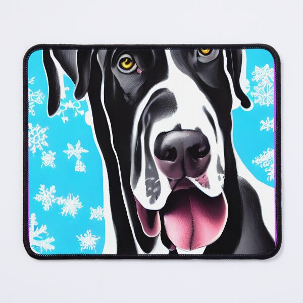 Item preview, Great Dane with Snowflakes designed and sold by NitaBond.