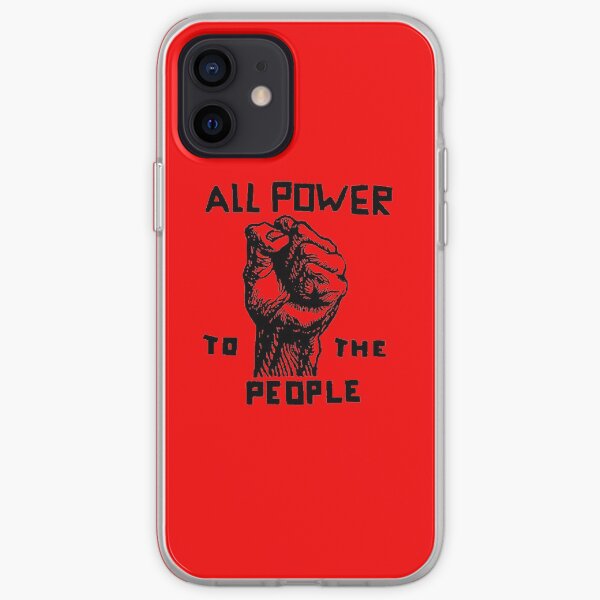 ALL POWER TO THE PEOPLE iPhone Soft Case