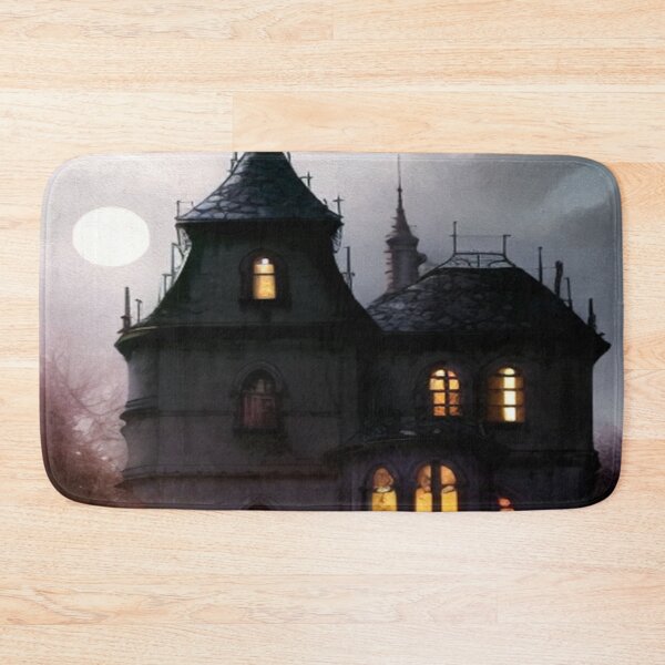 Item preview, Dark mansion with lights inside designed and sold by cr6zym1nd.