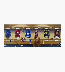 nhl original 6 painting Photographic Print