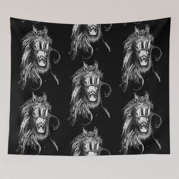 Item preview, Horse Half Skull designed and sold by Penny Flare.