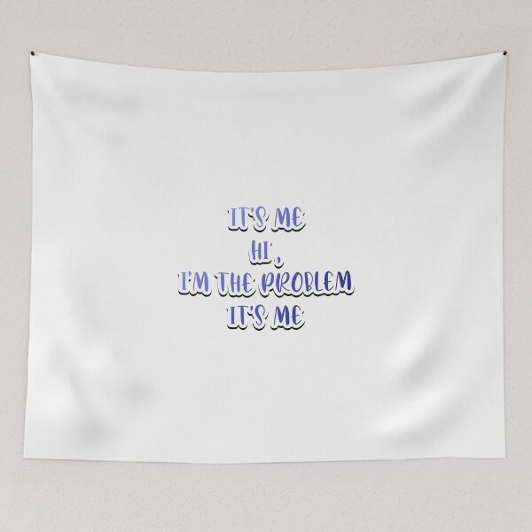 Item preview, TS “It’s Me Hi I’m The Problem” Anti Hero Lyric Sticker designed and sold by Brooke’s Broadway Stickers.
