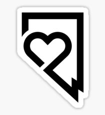 Nevada Love Sticker Sticker