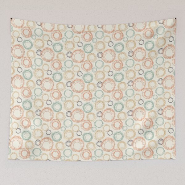 Item preview, Retro Circles Seamless Pattern designed and sold by wildberriesph.
