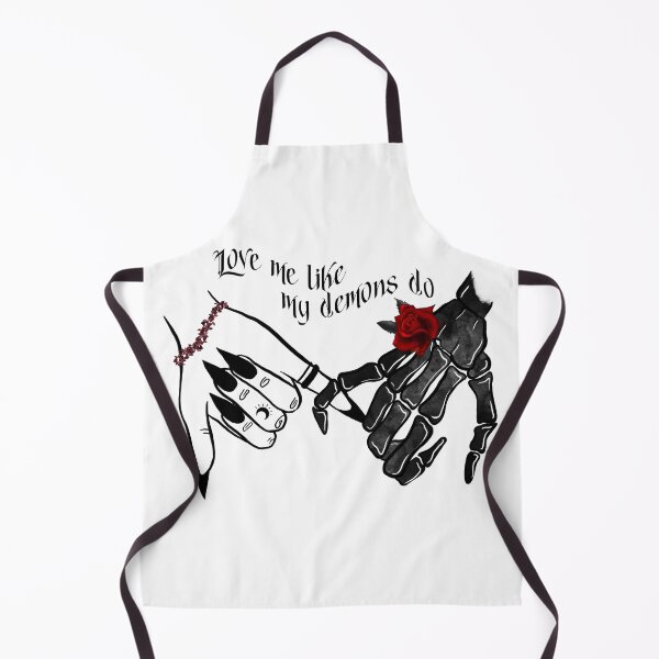 Item preview, Love Me Like My Demons Do Witch Holding Skeleton Hand Halloween Design designed and sold by Tonya51.