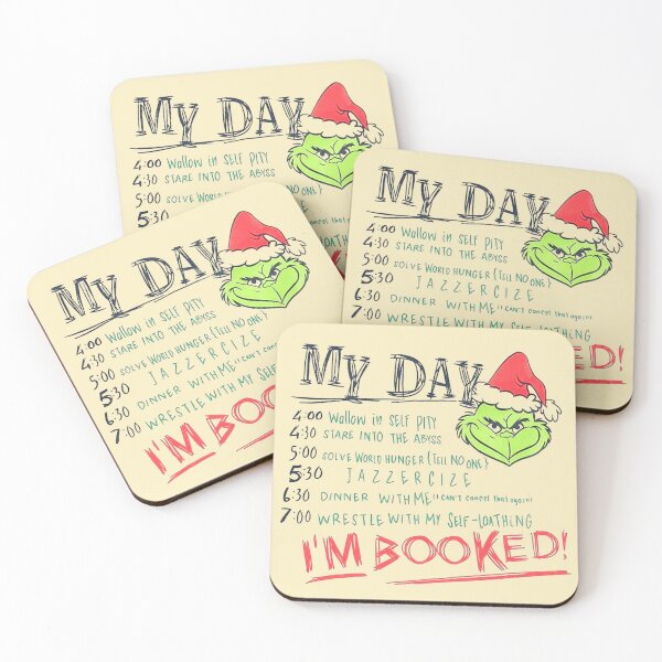 Item preview, My Day, I'm Booked - Funny Santa Quotes designed and sold by Vicky021.
