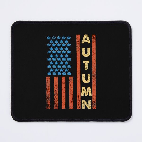 Item preview, Vintage Autumn Leaves - USA Flag designed and sold by Whimsical  Thinker.