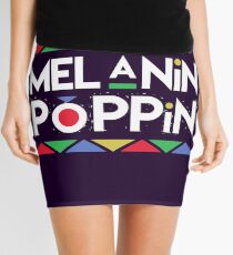 Melanin Poppin'! Black is Beautiful Mini Skirt